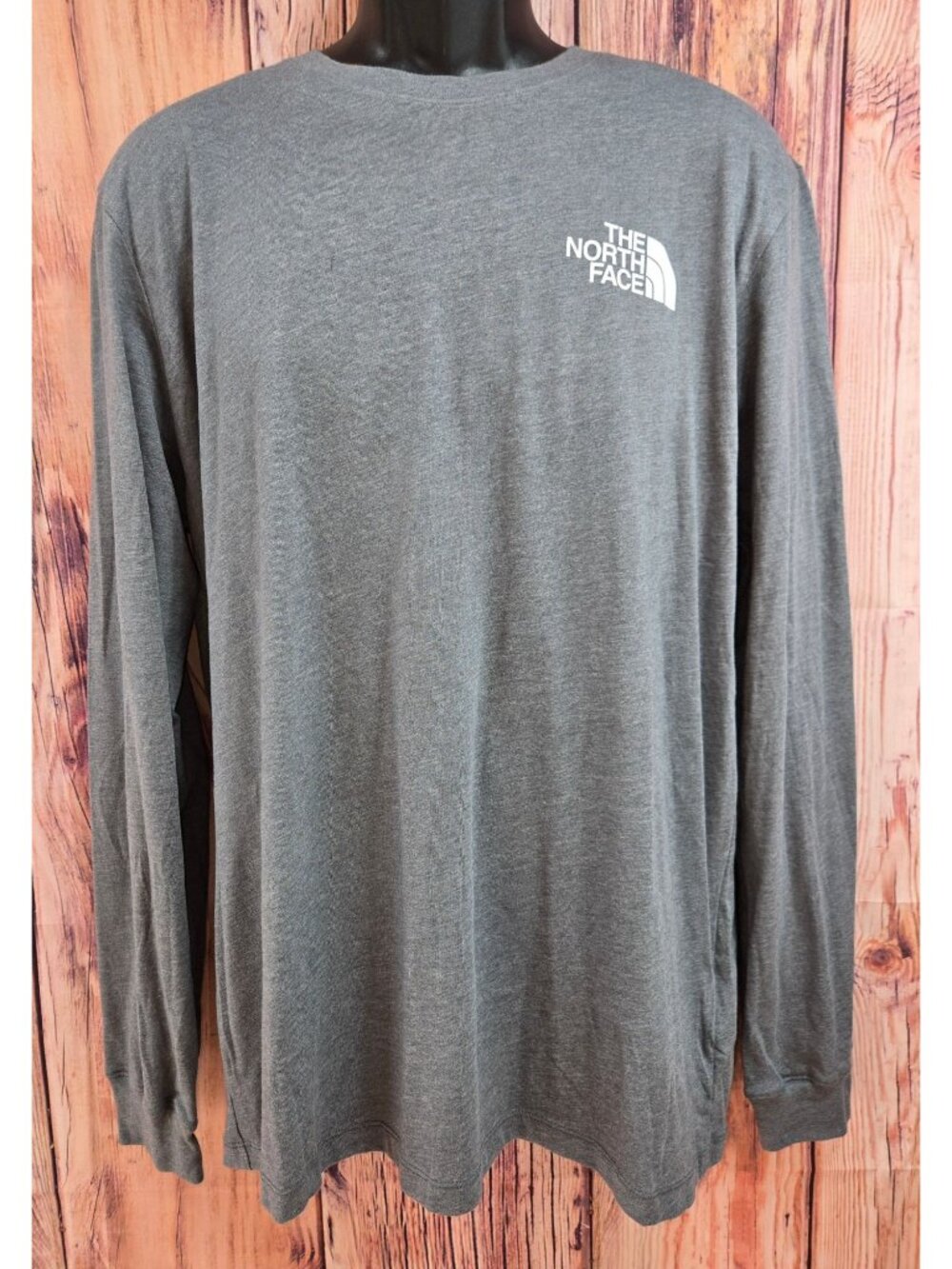The North Face Gray L/S Crew Shirt Large